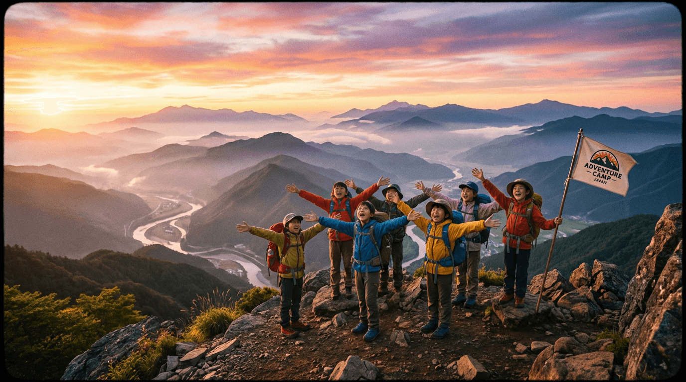 Try Action Camp の屋外プログラムの様子